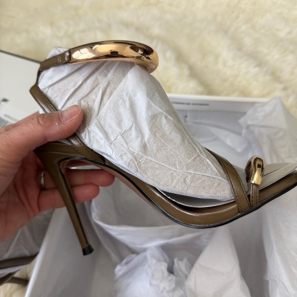 Steve Madden Women's Tia Strappy Heels - Olive - Size 6 - Picture 12 of 14